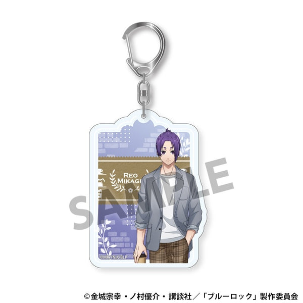 (Goods - Key Chain) Blue Lock Exclusive Art Acrylic Key Chain Reo Mikage Daily Life ver.