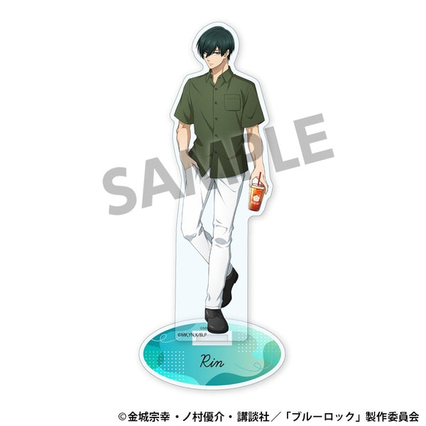 (Goods - Stand Pop) Blue Lock Exclusive Art Acrylic Figure Rin Itoshi Daily Life ver.