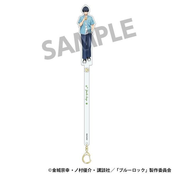 (Goods - Key Chain) Blue Lock Exclusive Art Going Out Stick Yoichi Isagi Daily Life ver.