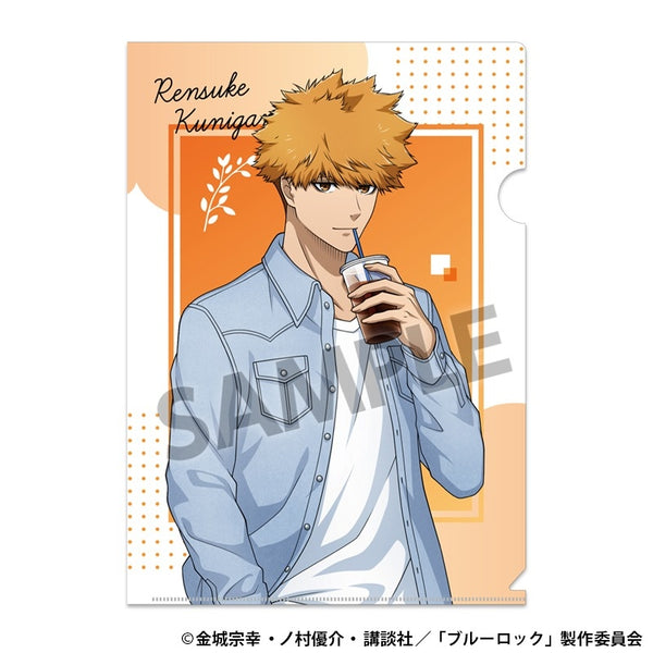 (Goods - Clear File) Blue Lock Exclusive Art Clear File Rensuke Kunigami Daily Life ver.
