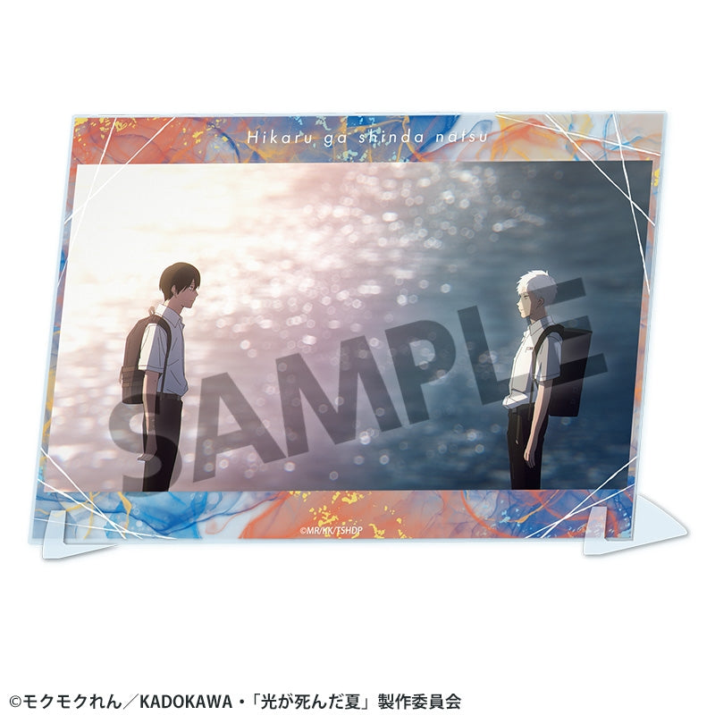(Goods - Ornament) TV Anime - The Summer Hikaru Died A6 Visual Acrylic Plate Yoshiki & Hikaru