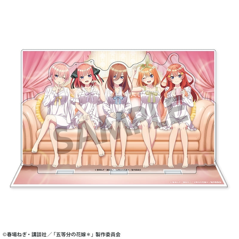 (Goods - Acrylic Stand) The Quintessential Quintuplets＊ Exclusive Art Acrylic Stand w/ Background Nightwear ver.