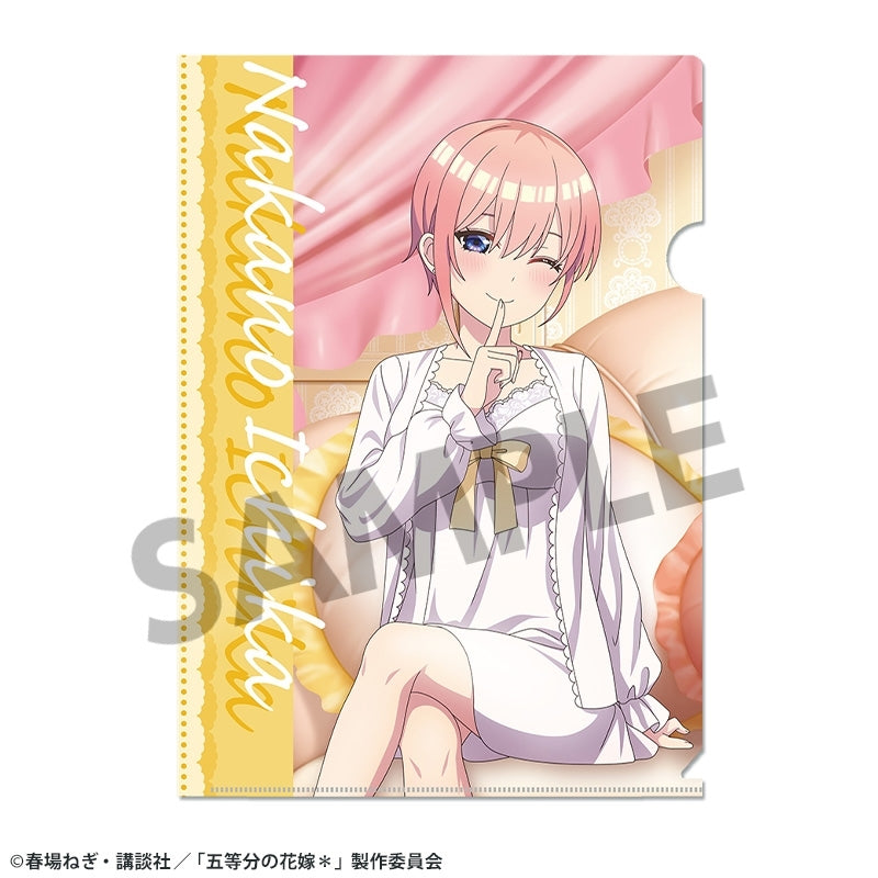 (Goods - Clear File) The Quintessential Quintuplets＊ Exclusive Art Clear File Ichika Nakano Nightwear ver.