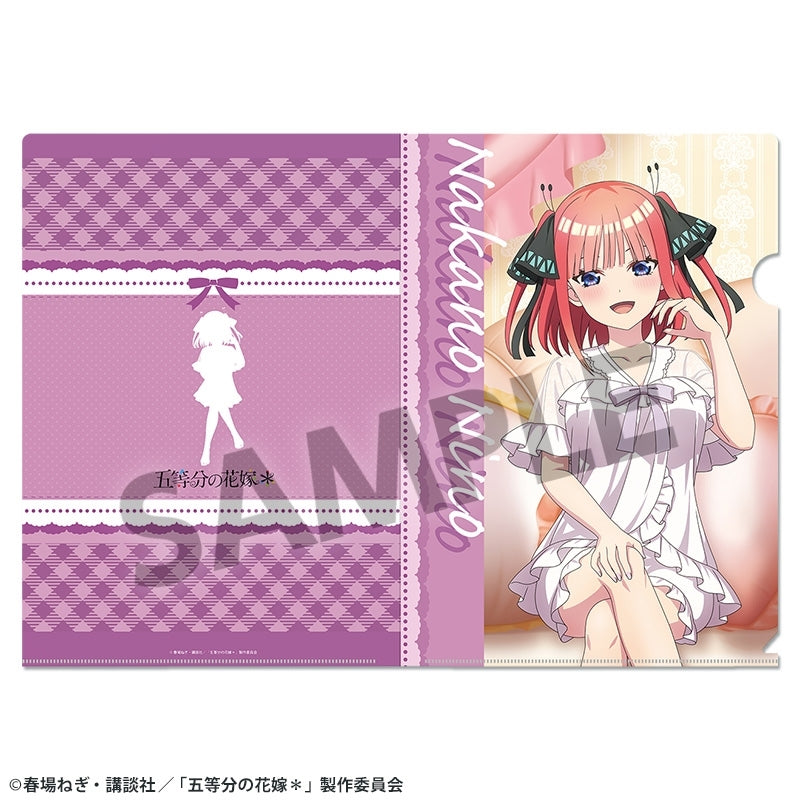 (Goods - Clear File) The Quintessential Quintuplets＊ Exclusive Art Clear File Nino Nakano Nightwear ver.