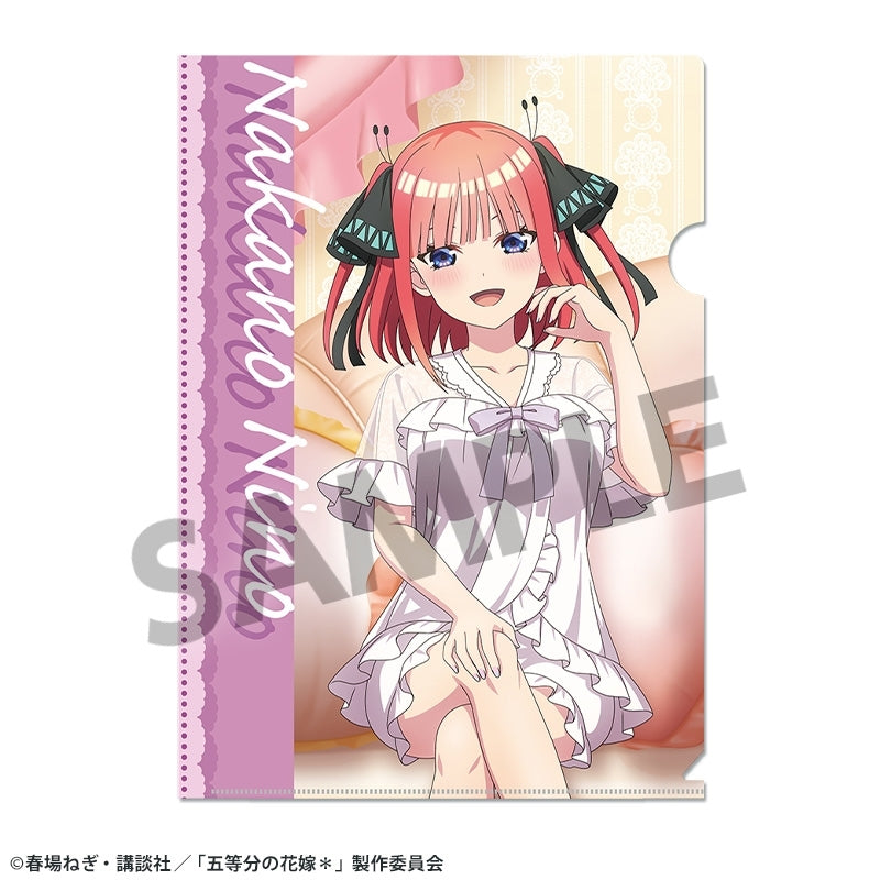 (Goods - Clear File) The Quintessential Quintuplets＊ Exclusive Art Clear File Nino Nakano Nightwear ver.