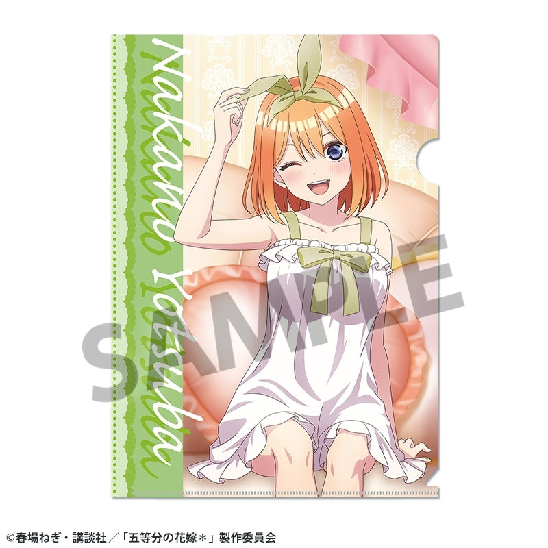 (Goods - Clear File) The Quintessential Quintuplets＊ Exclusive Art Clear File Yotsuba Nakano Nightwear ver.