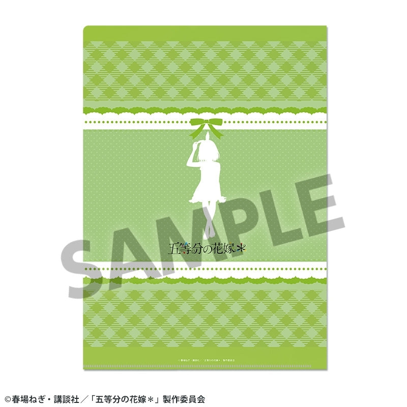 (Goods - Clear File) The Quintessential Quintuplets＊ Exclusive Art Clear File Yotsuba Nakano Nightwear ver.