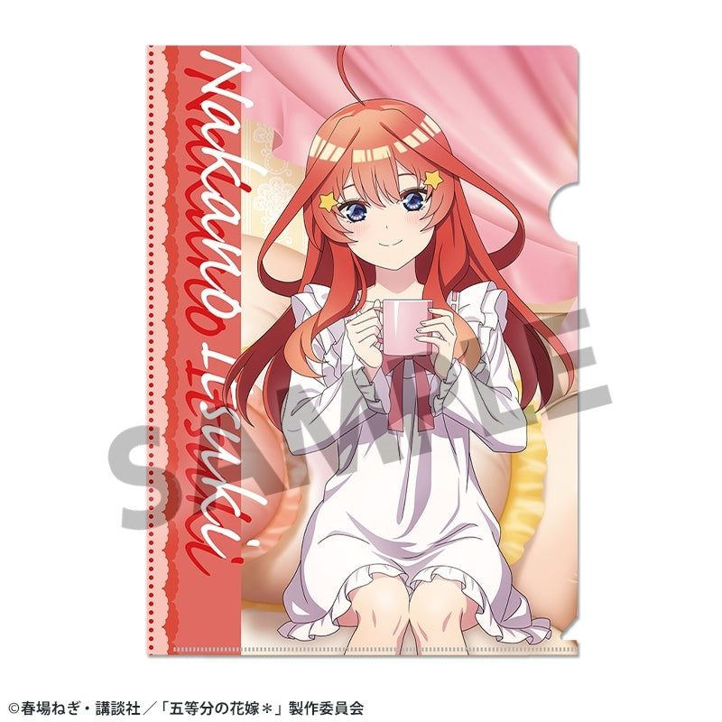 (Goods - Clear File) The Quintessential Quintuplets＊ Exclusive Art Clear File Itsuki Nakano Nightwear ver.