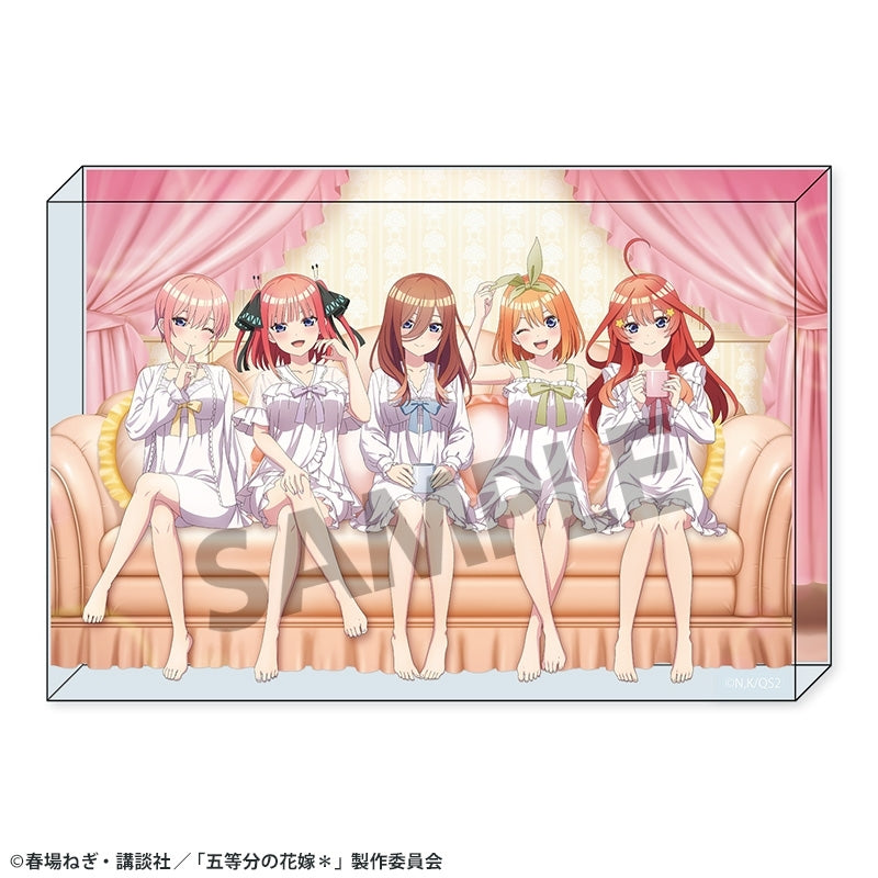 (Goods - Ornament) The Quintessential Quintuplets＊ Exclusive Art Acrylic Block Nightwear ver.