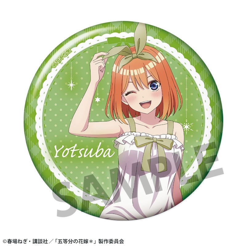 (1BOX=10)(Goods - Badge) The Quintessential Quintuplets＊ Exclusive Art Trading Button Badge Nightwear ver.