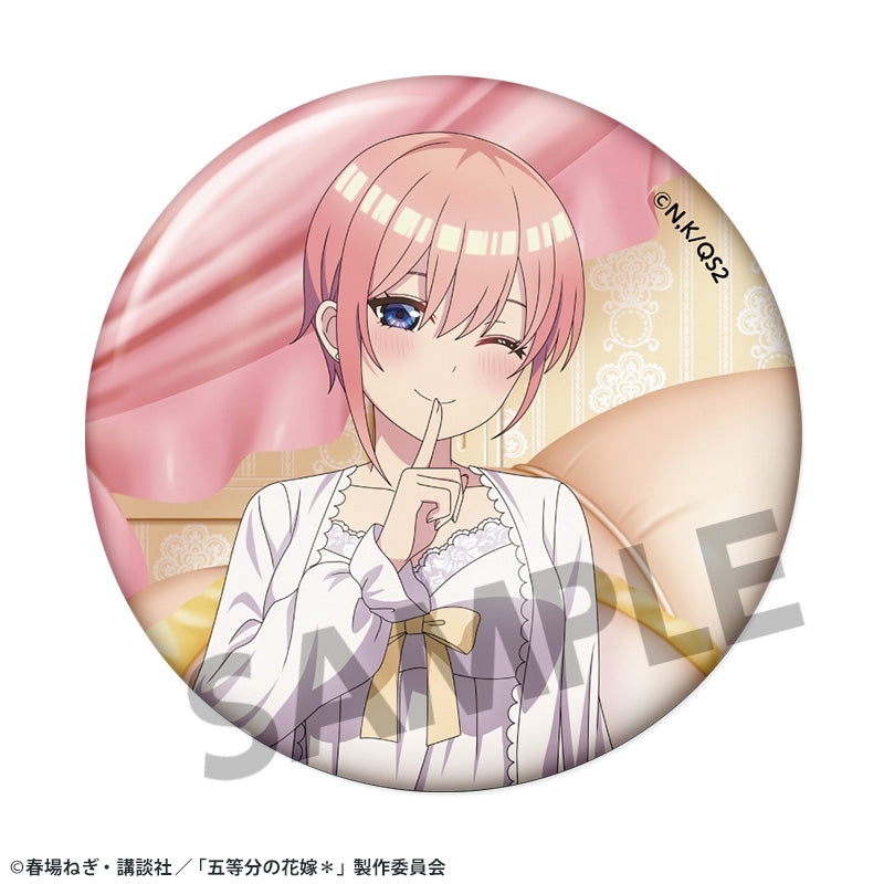 (1BOX=10)(Goods - Badge) The Quintessential Quintuplets＊ Exclusive Art Trading Button Badge Nightwear ver.