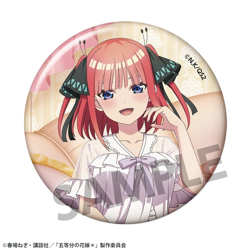 (1BOX=10)(Goods - Badge) The Quintessential Quintuplets＊ Exclusive Art Trading Button Badge Nightwear ver.
