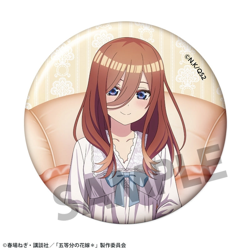 (1BOX=10)(Goods - Badge) The Quintessential Quintuplets＊ Exclusive Art Trading Button Badge Nightwear ver.