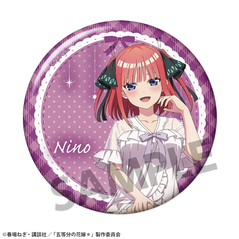 (1BOX=10)(Goods - Badge) The Quintessential Quintuplets＊ Exclusive Art Trading Button Badge Nightwear ver.