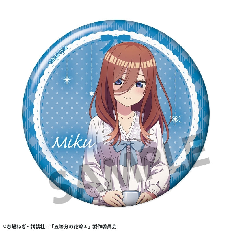 (1BOX=10)(Goods - Badge) The Quintessential Quintuplets＊ Exclusive Art Trading Button Badge Nightwear ver.