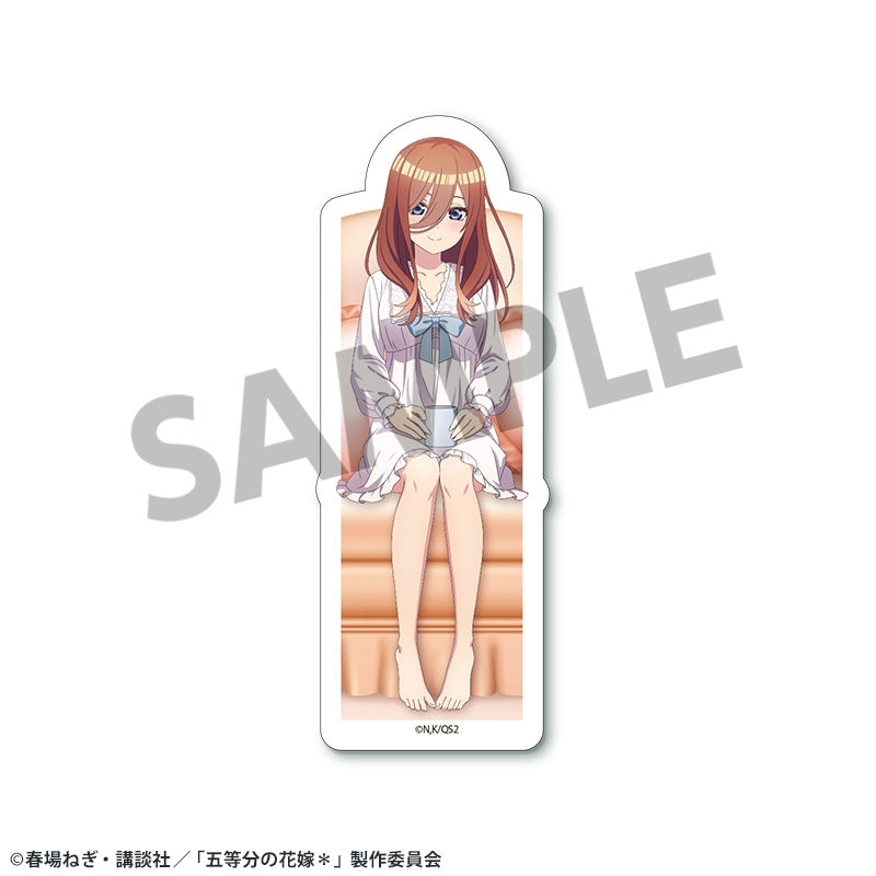 (Goods - Sticker) The Quintessential Quintuplets＊ Exclusive Art Die-cut Sticker Miku Nakano Nightwear ver.