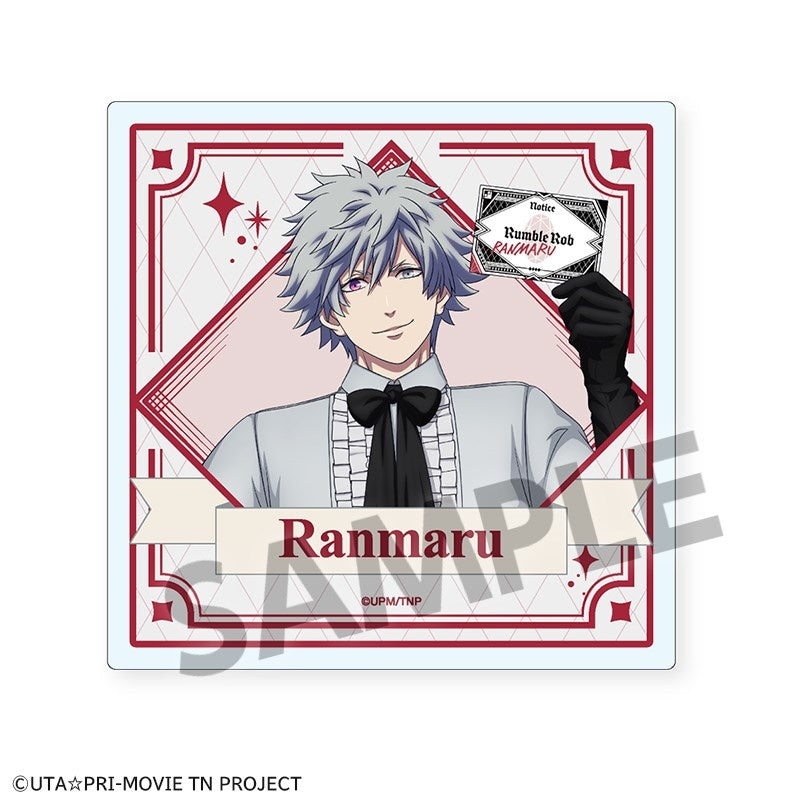 (Goods - Coaster) Uta no Prince-sama the Movie TABOO NIGHT XXXX Acrylic Coaster Ranmaru Kurosaki A