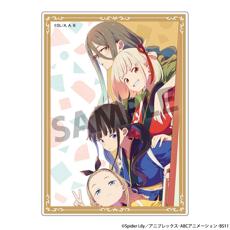 (Goods - Card) Lycoris Recoil Acrylic Card Short Movie Key Visual ver.