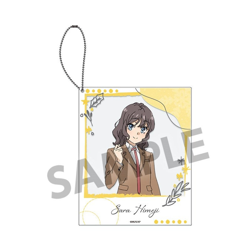 (Goods - Keychain) Rascal Does Not Dream of Santa Claus Instant Photo Style Acrylic Keychain Sara Himeji