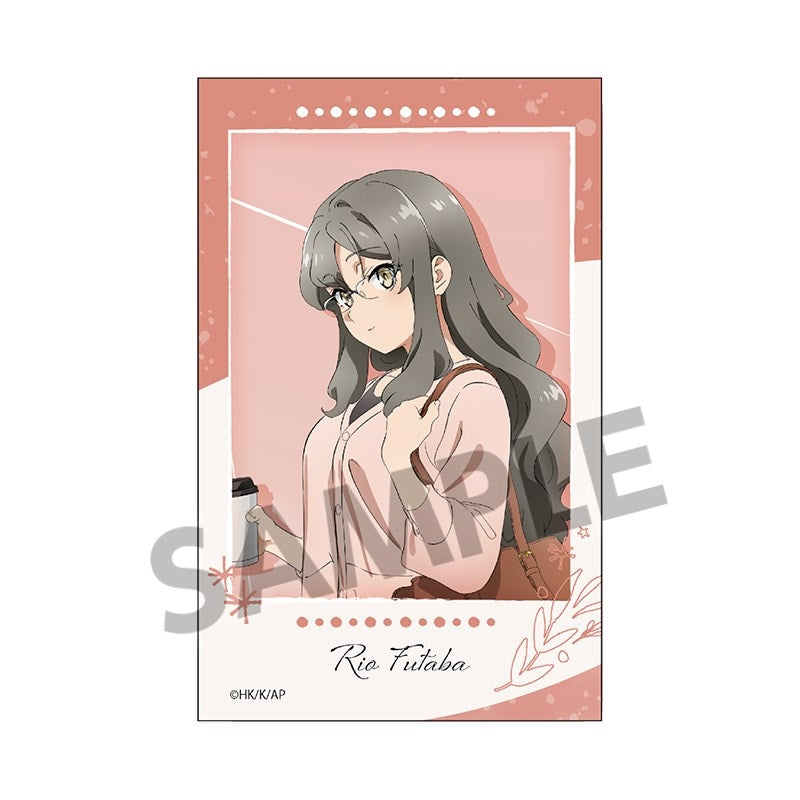 (Goods - Sticker) Rascal Does Not Dream of Santa Claus Intant Photo Style Sticker Rio Futaba