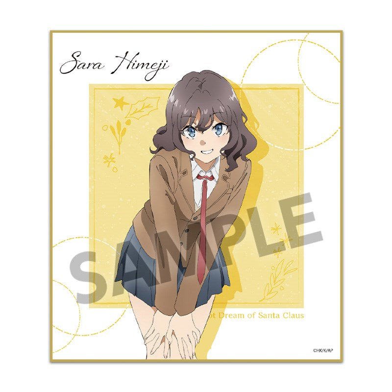 (1BOX=12)(Goods - Art Board) Rascal Does Not Dream of Santa Claus Trading Mini Art Board