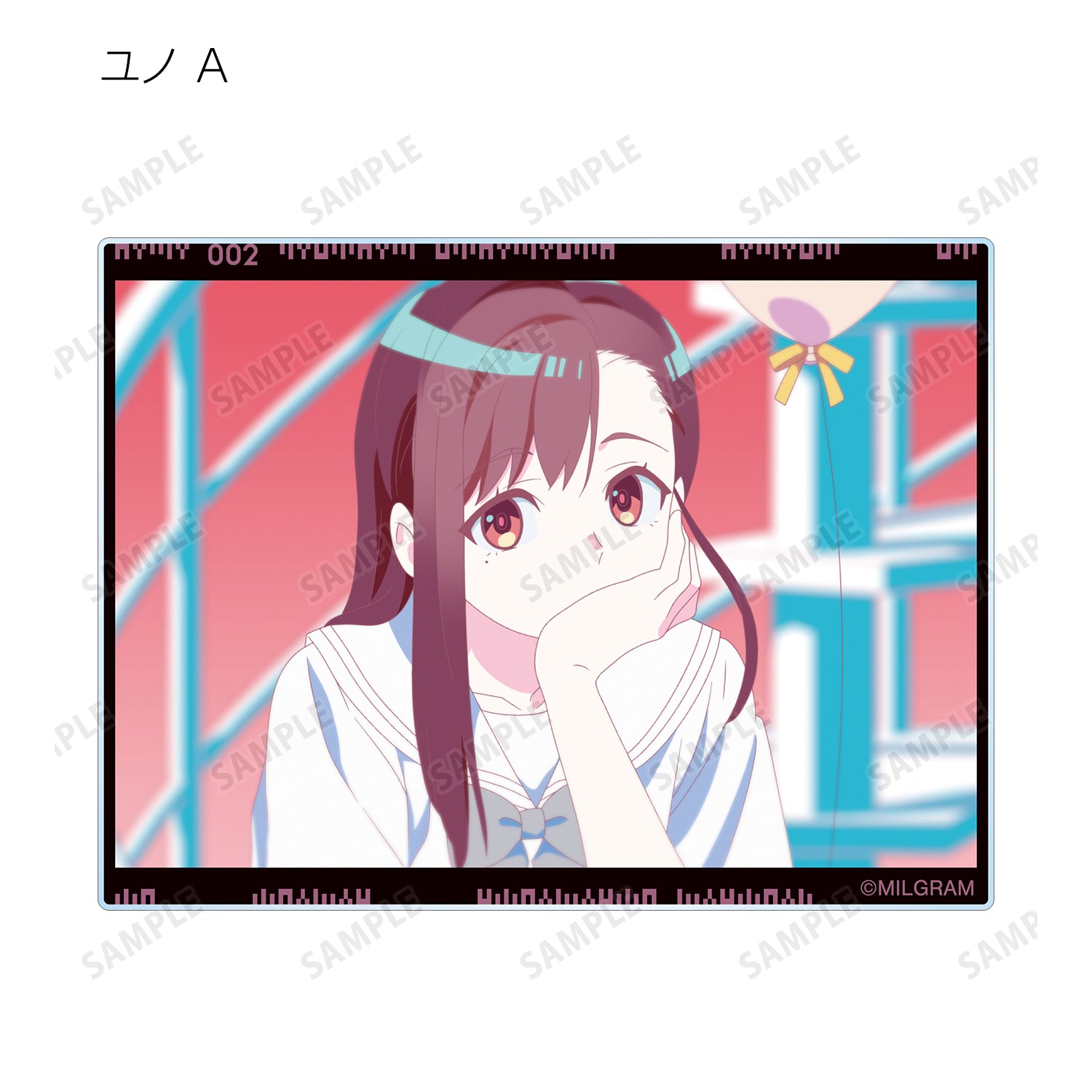 (1BOX=8)(Goods - Bromide) MILGRAM Trading MV Acrylic Card Yuno Umbilical {Bonus: Bromide}