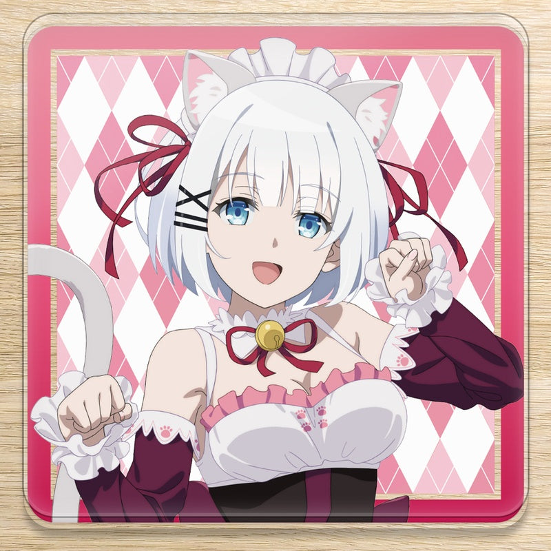 (Goods - Coaster) The Detective Is Already Dead Acrylic Coaster B [Siesta Cat-ear Maidver.](Exclusive Art)