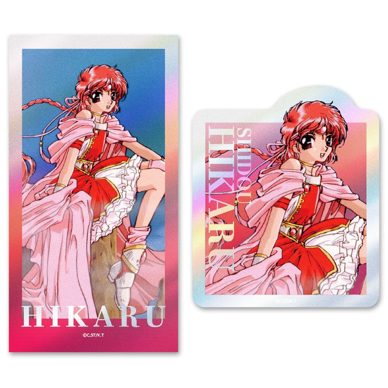 (Goods - Sticker) Magic Knight Rayearth Charakira Sticker Set Hikaru Shidou Vol. 1