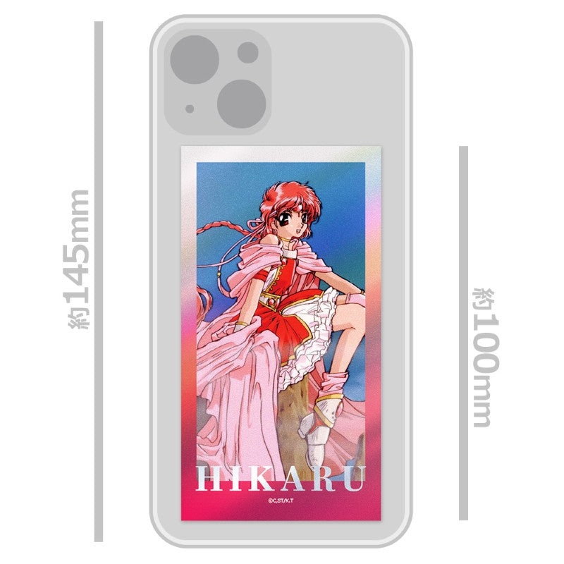 (Goods - Sticker) Magic Knight Rayearth Charakira Sticker Set Hikaru Shidou Vol. 1