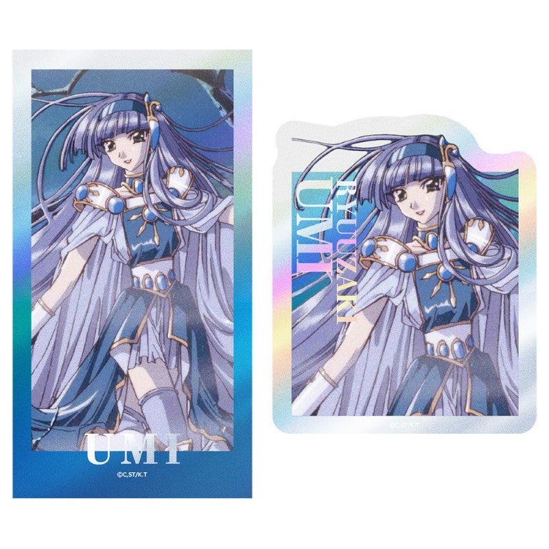 (Goods - Sticker) Magic Knight Rayearth Charakira Sticker Set Umi Ryuuzaki Vol. 1