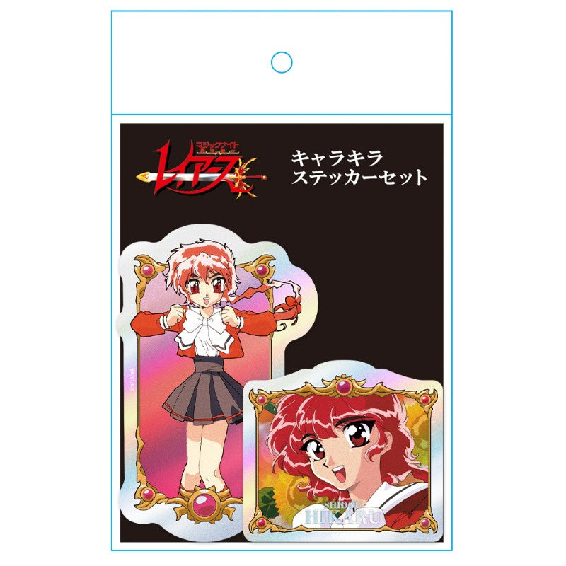 (Goods - Sticker) Magic Knight Rayearth Charakira Sticker Set Hikaru Shidou Vol. 2