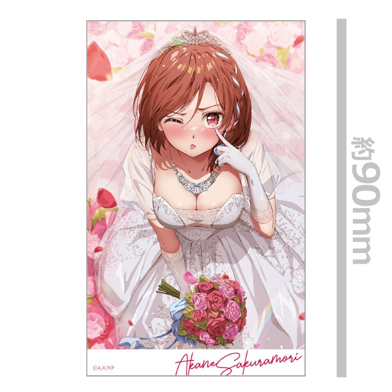 (Goods - Sticker) I Got Married to the Girl I Hate Most in Class Die-cut Sticker Akane (Wedding Dress ver.)