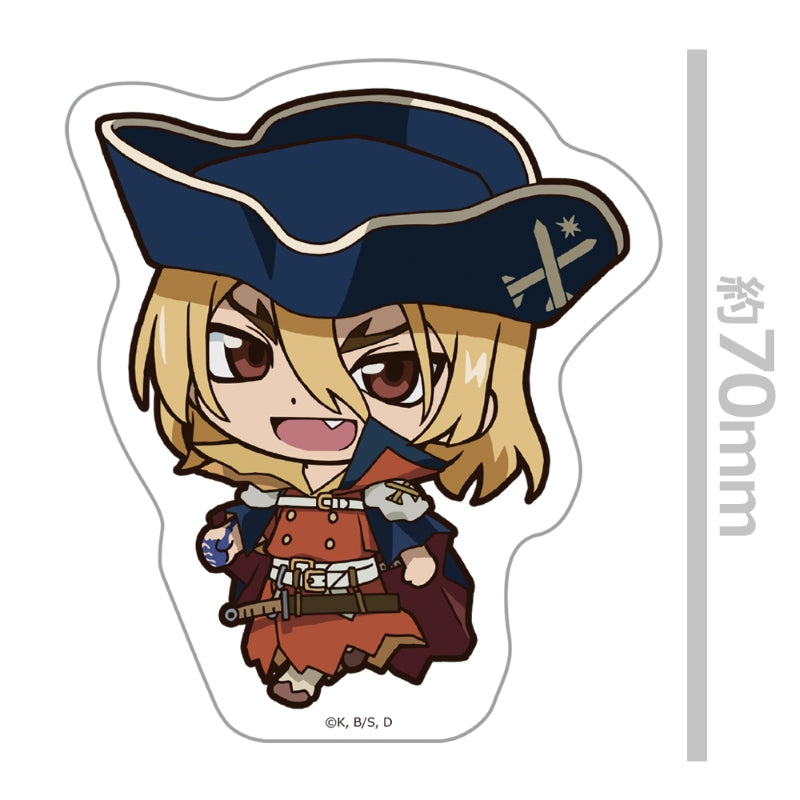 (Goods - Sticker) Dr. STONE Tsuitekku Die-cut Sticker Ryusui Nanami