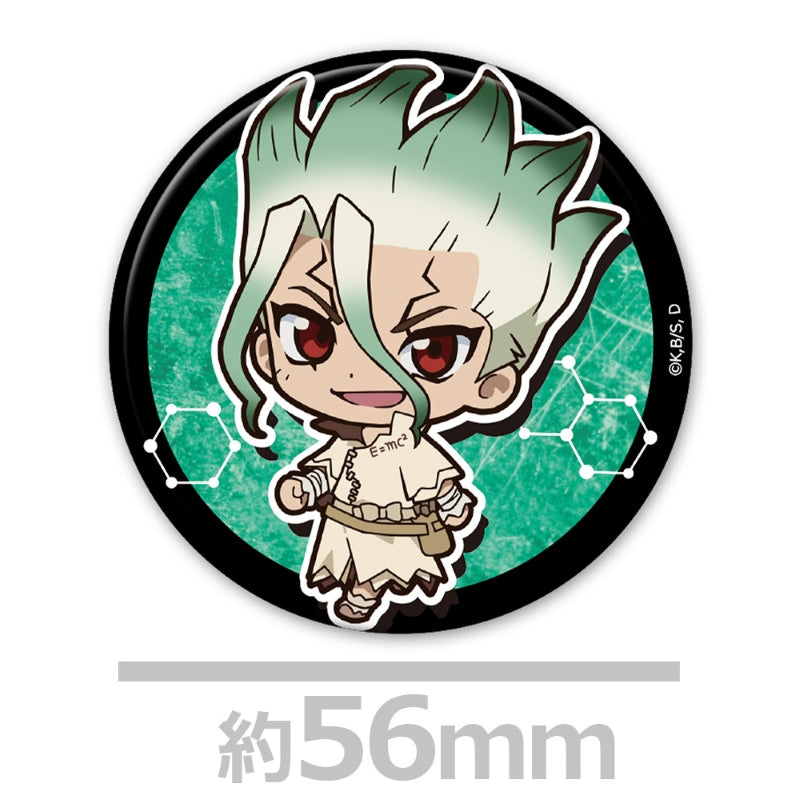 [※Blind](1BOX=7)(Goods - Badge) Dr. STONE Tsuitekku Trading Button Badge (7 Types Total)