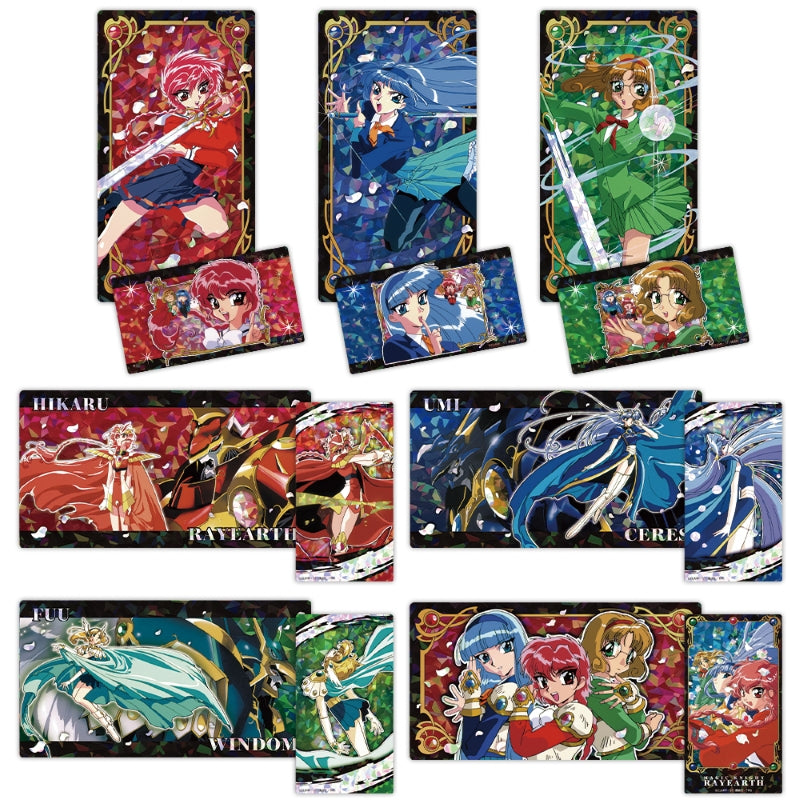 (1BOX=7) (Goods - Card) TV Anime - Magic Knight Rayearth Prism Visual Collection Vol.2 (7 Types Total)