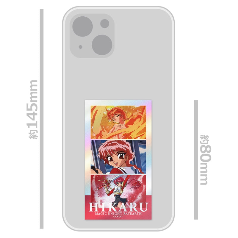 (Goods - Sticker) TV Anime - Magic Knight Rayearth Thumbnail Kira Sticker Set Hikaru Shidou