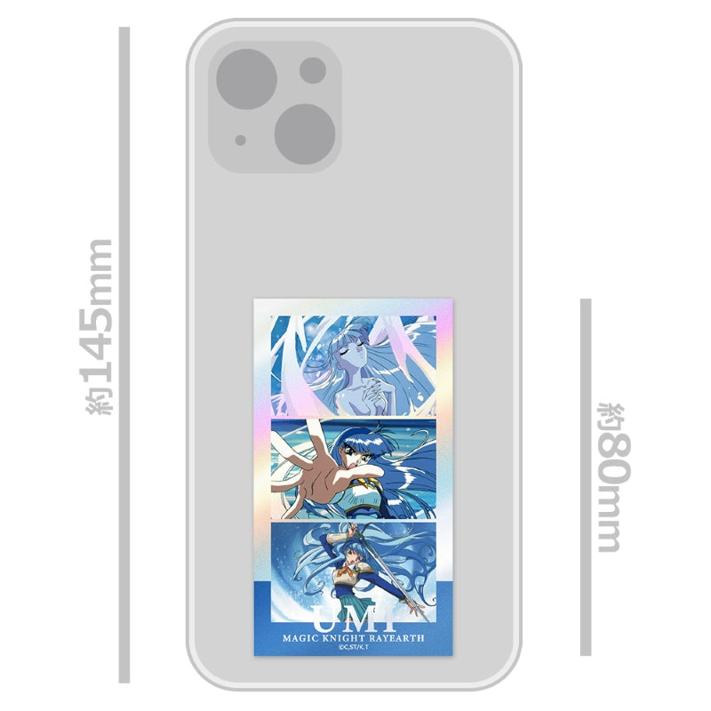 (Goods - Sticker) TV Anime - Magic Knight Rayearth Thumbnail Kira Sticker Set Umi Ryuuzaki