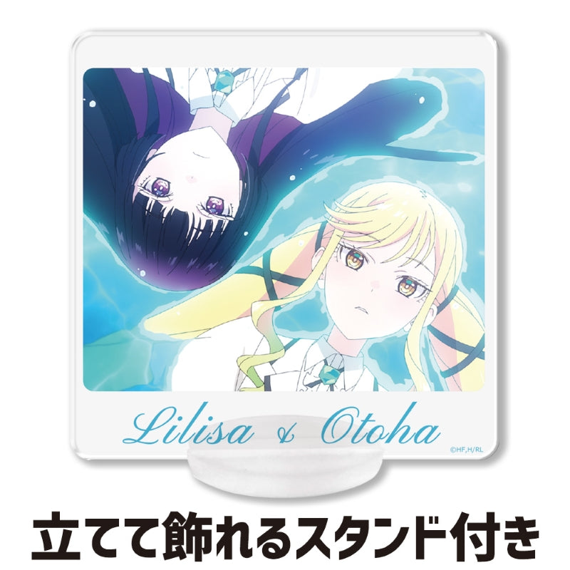 (Goods - Acrylic Stand) Rock Is a Lady's Modesty Acrylic Coaster (w/ Stand) Lilisa & Otoha