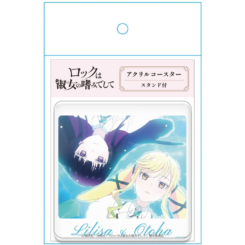 (Goods - Acrylic Stand) Rock Is a Lady's Modesty Acrylic Coaster (w/ Stand) Lilisa & Otoha