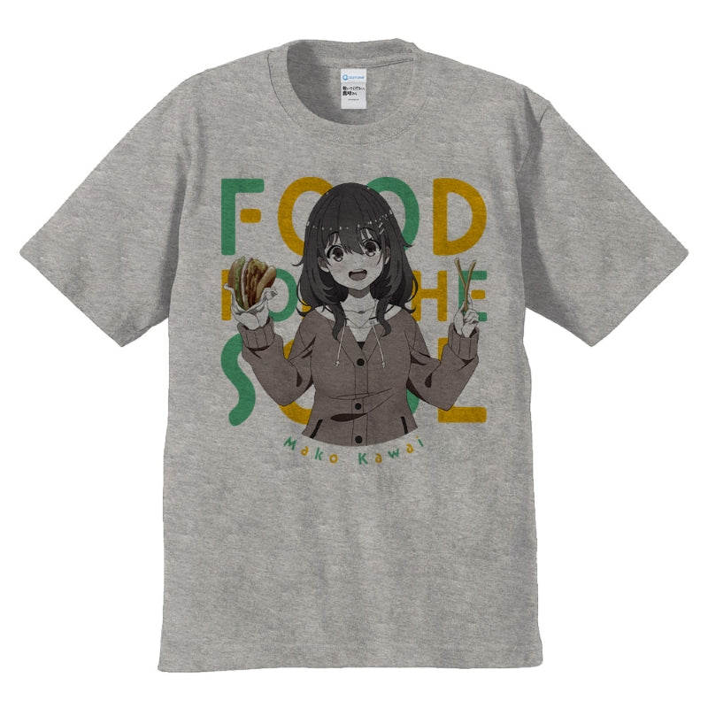 (Goods - Shirt) TV Anime Food for the Soul T-shirt Mako Kawai