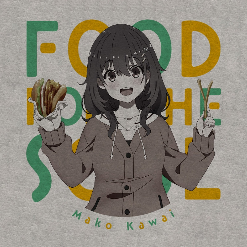 (Goods - Shirt) TV Anime Food for the Soul T-shirt Mako Kawai