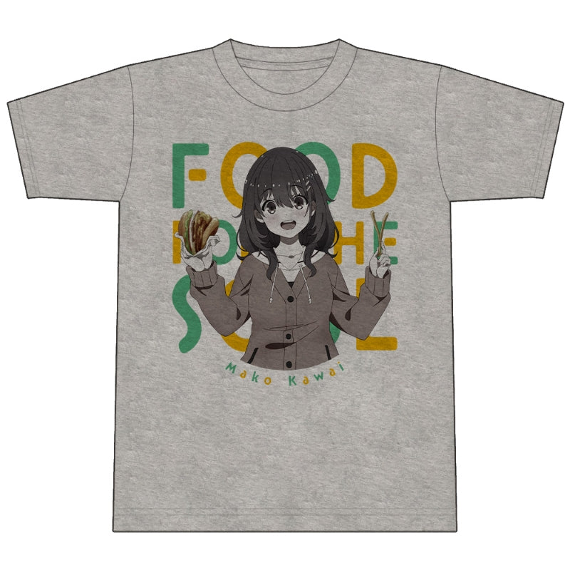 (Goods - Shirt) TV Anime Food for the Soul T-shirt Mako Kawai