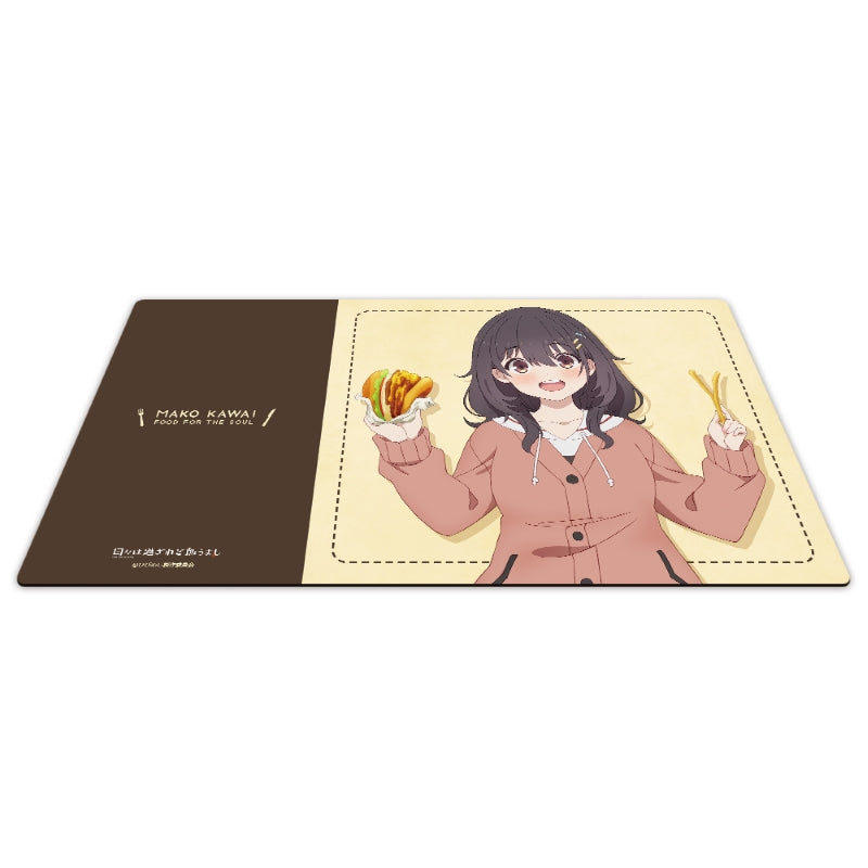 (Goods - Mat) TV Anime Food for the Soul Character Rubber Mat Mako Kawai