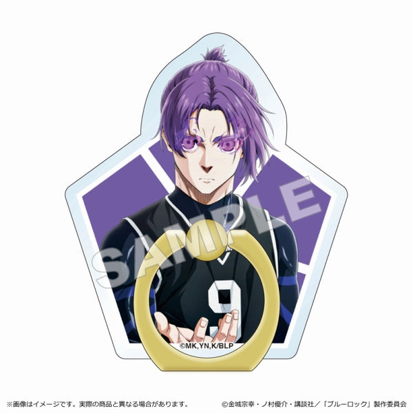 (Goods - Smartphone Accessory) Blue Lock Acrylic Smartphone Ring Reo Mikage