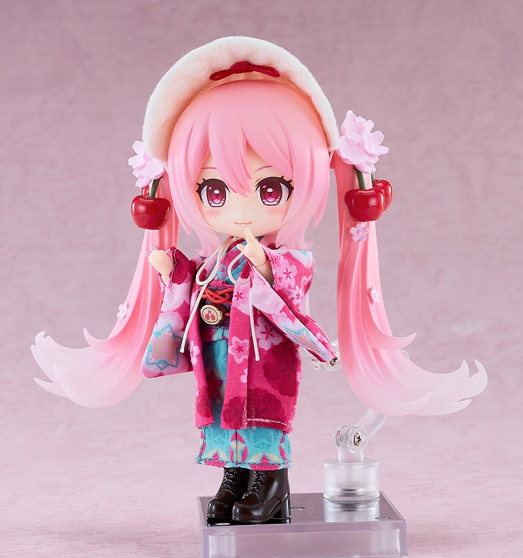 (Figure-Parts) Character Vocal Series 01: Hatsune Miku Nendoroid Doll Outfit Set Sakura Miku Hirohako 2025 Ver. (Hakodate)