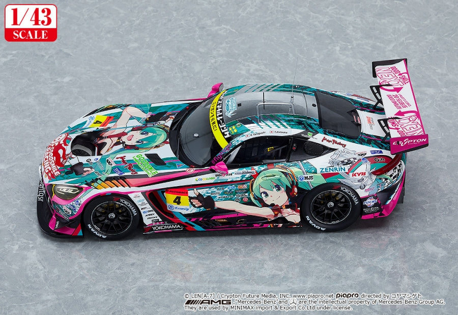 (Figure) Hatsune Miku GT Project Good Smile Hatsune Miku AMG 2020 SUPER GT Okayama Test Ver. 1/43 (Re-release)
