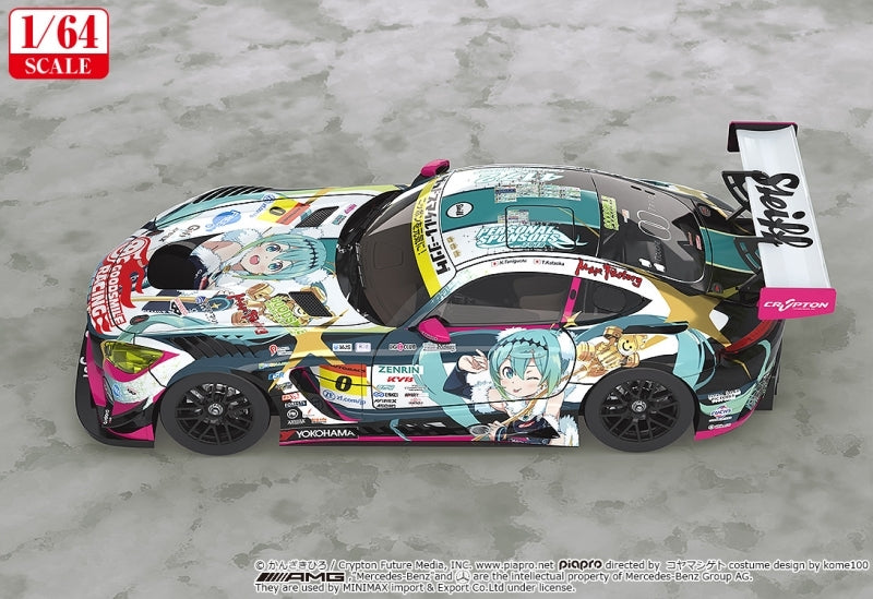 (Figure) Hatsune Miku GT Project Good Smile Hatsune Miku AMG 2018 SUPER GT Ver. 1/64 (Re-release)