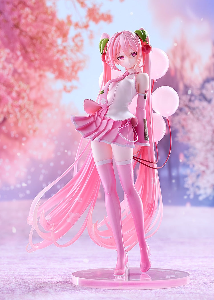 (Bishojo Figure) Character Vocal Series 01: Hatsune Miku G.S. Collection Sakura Miku: GSC Illustration Contest Ver. 1/7 Complete Figure