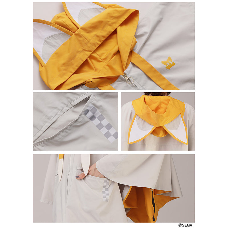 (Goods - Outerwear) Sonic the Hedgehog x Favorite Collab * Tails - Kind-Hearted Fox Kit Hooded Cape Poncho Jacket