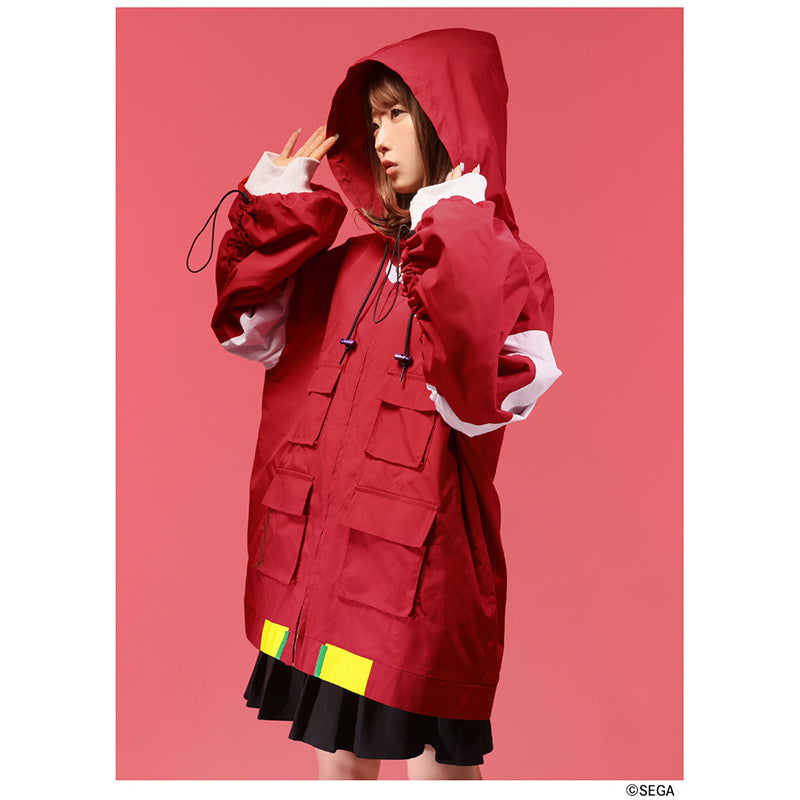 (Goods - Outerwear) Sonic the Hedgehog x Favorite Collab * Knuckles - Powerful Echidna Hooded Jacket with Convertible Sleeves